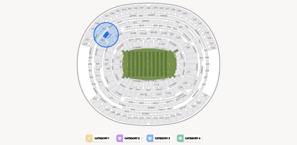 SoFi Stadium Seating Chart