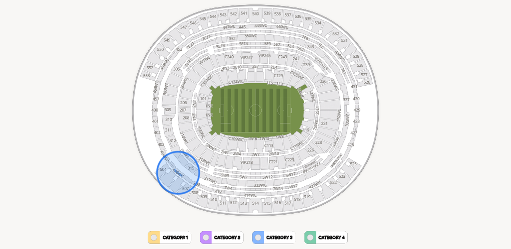 SoFi Stadium Seating Chart
