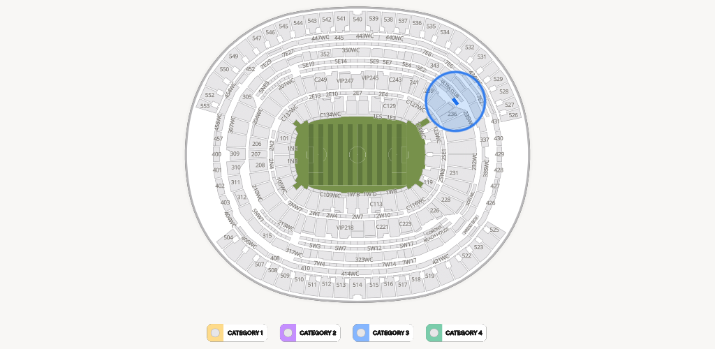 SoFi Stadium Seating Chart