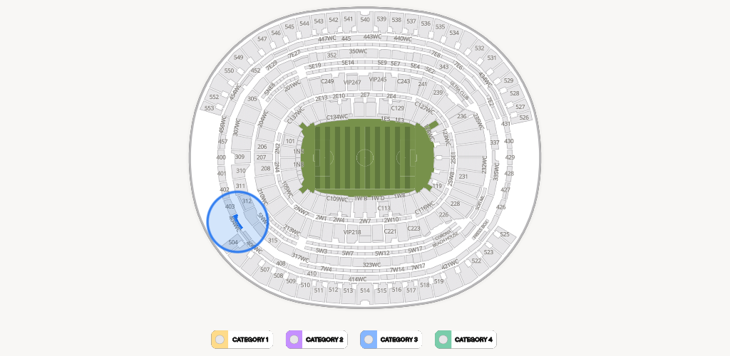 SoFi Stadium Seating Chart