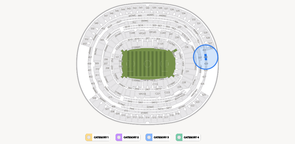 SoFi Stadium Seating Chart