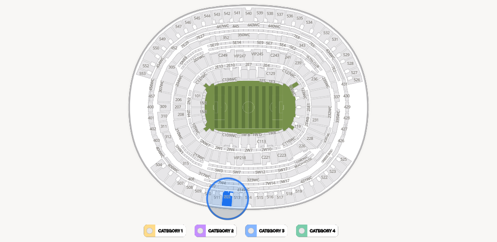 SoFi Stadium Seating Chart