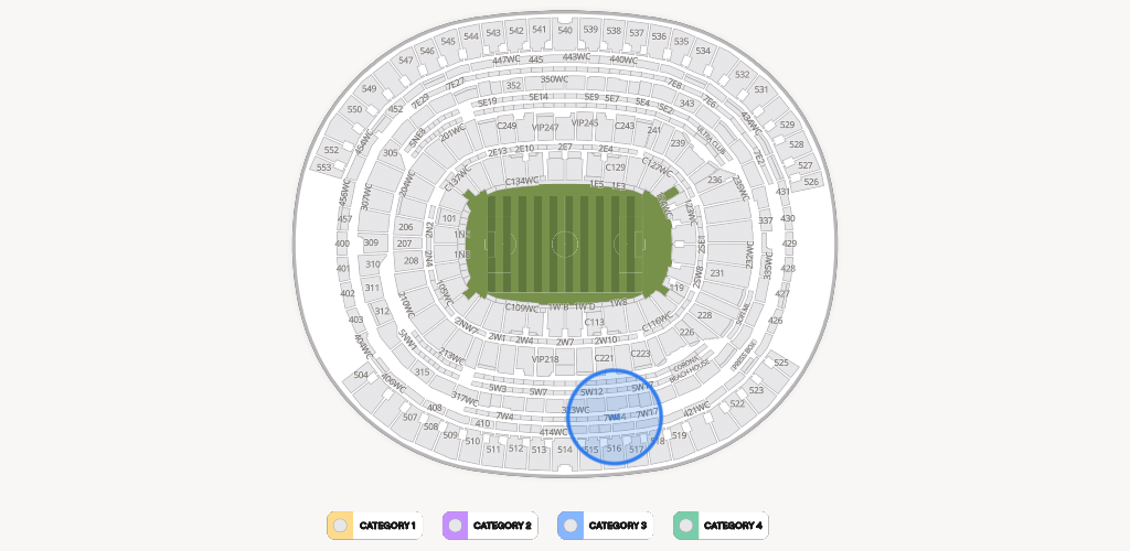 SoFi Stadium Seating Chart