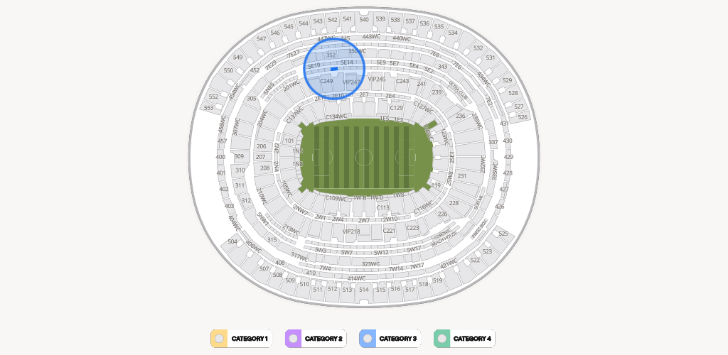 SoFi Stadium Seating Chart