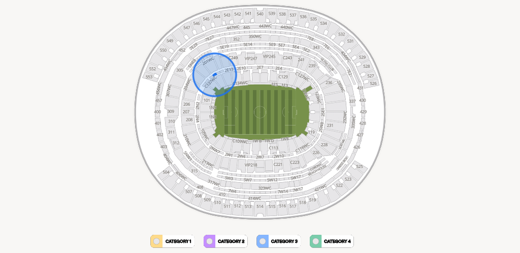 SoFi Stadium Seating Chart