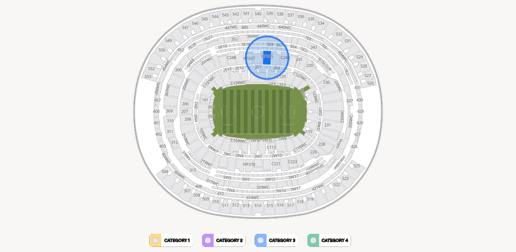 SoFi Stadium Seating Chart