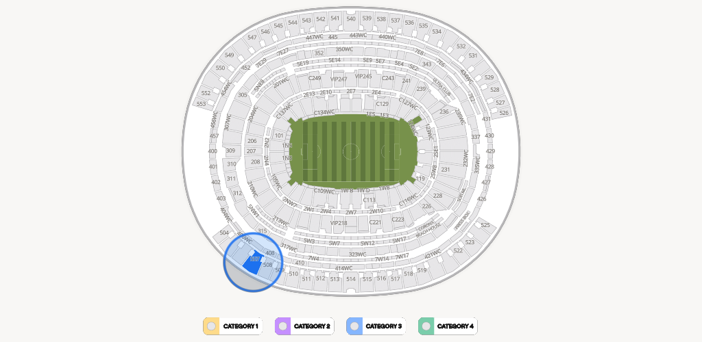 SoFi Stadium Seating Chart