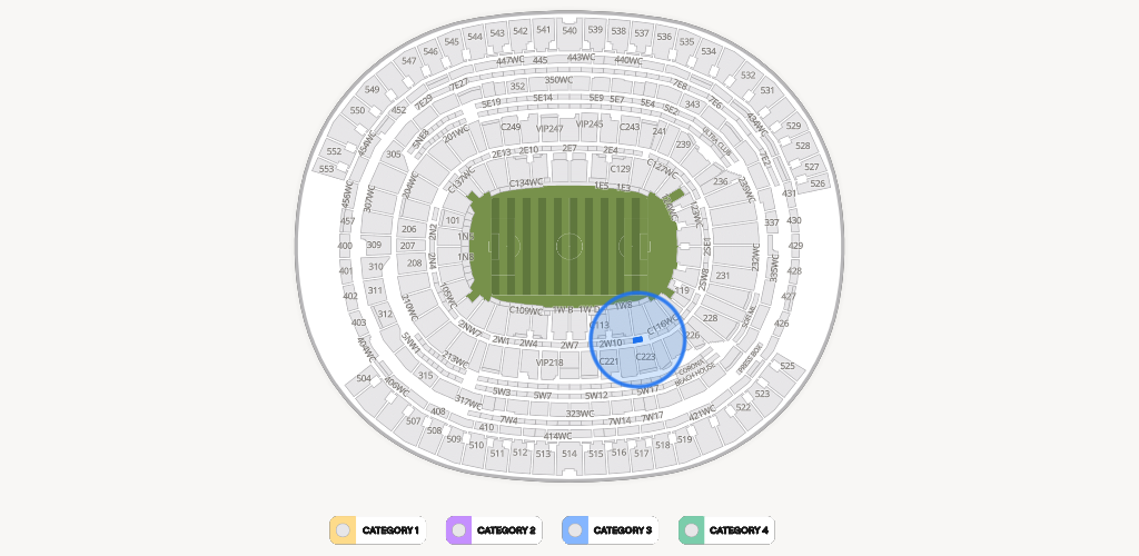 SoFi Stadium Seating Chart