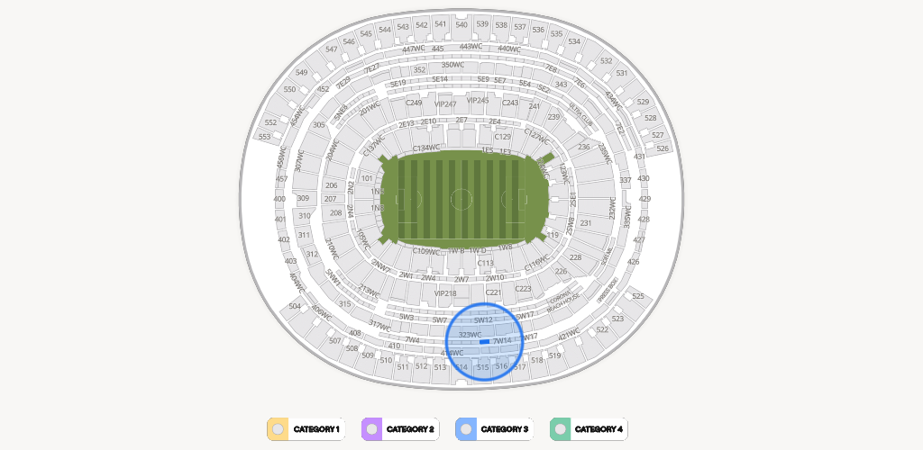 SoFi Stadium Seating Chart