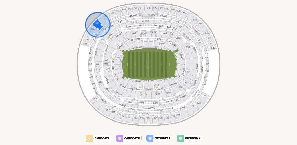 SoFi Stadium Seating Chart