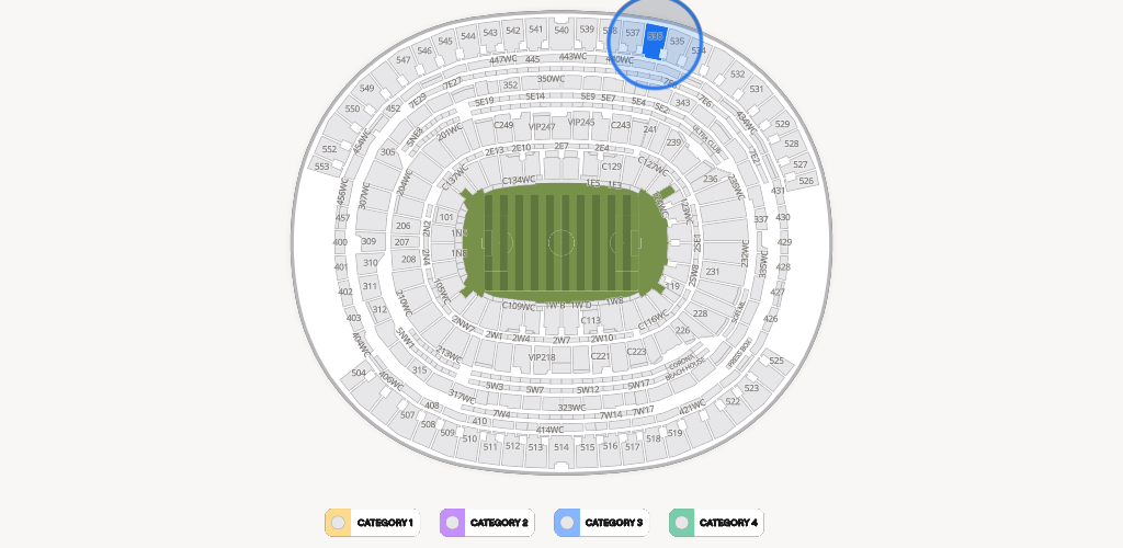 SoFi Stadium Seating Chart