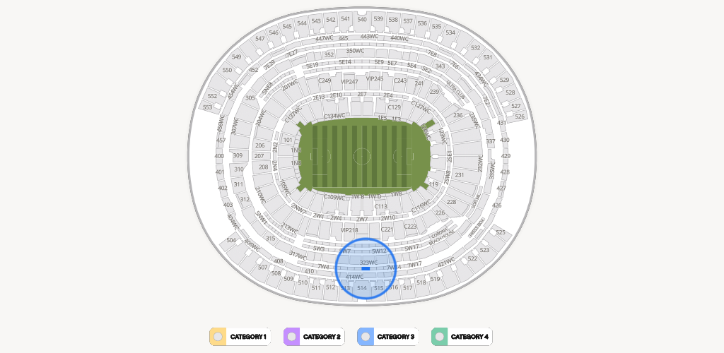 SoFi Stadium Seating Chart
