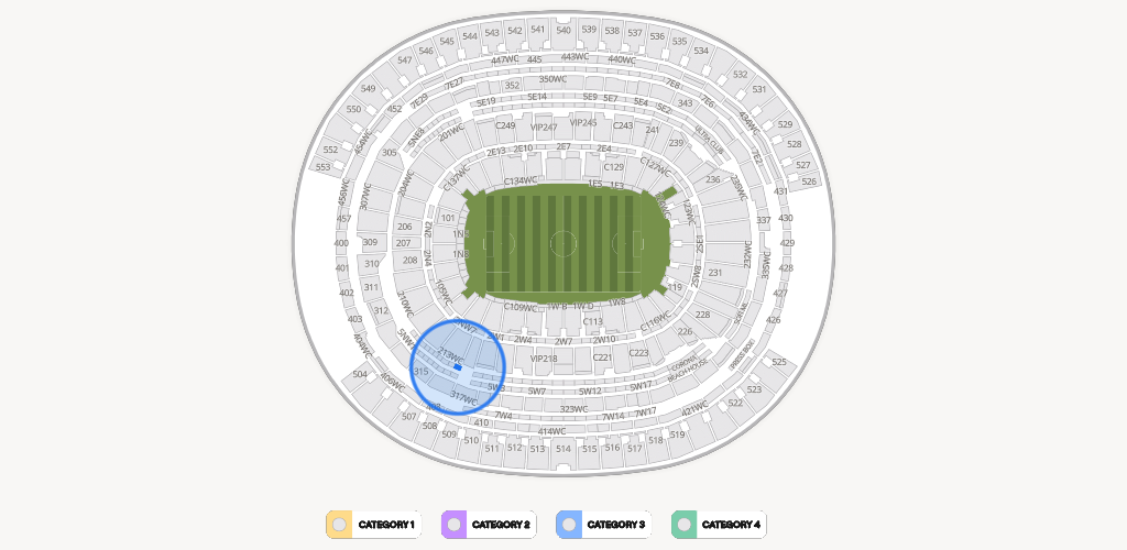 SoFi Stadium Seating Chart