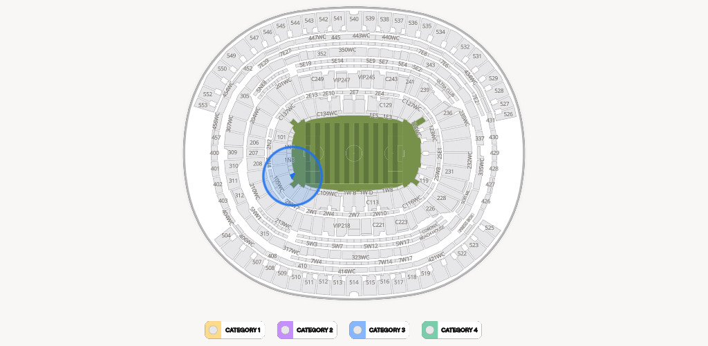 SoFi Stadium Seating Chart