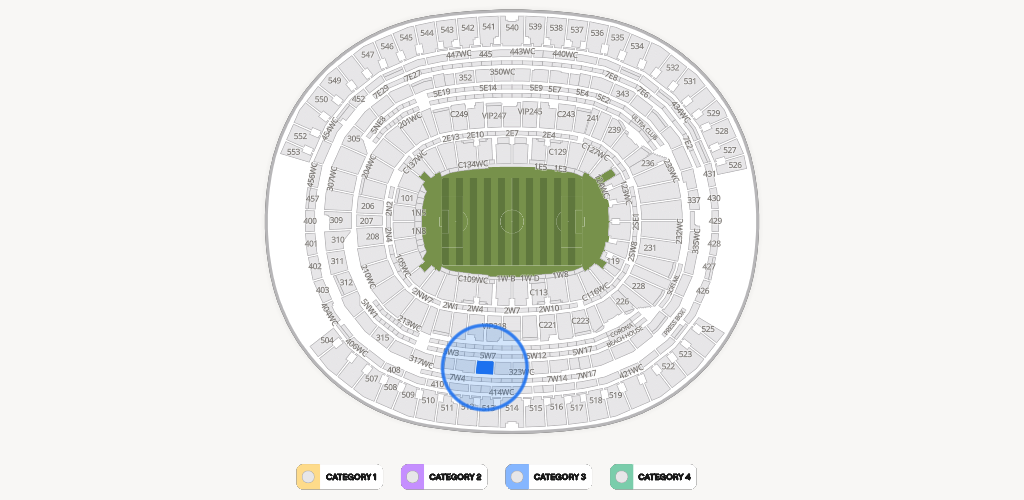 SoFi Stadium Seating Chart