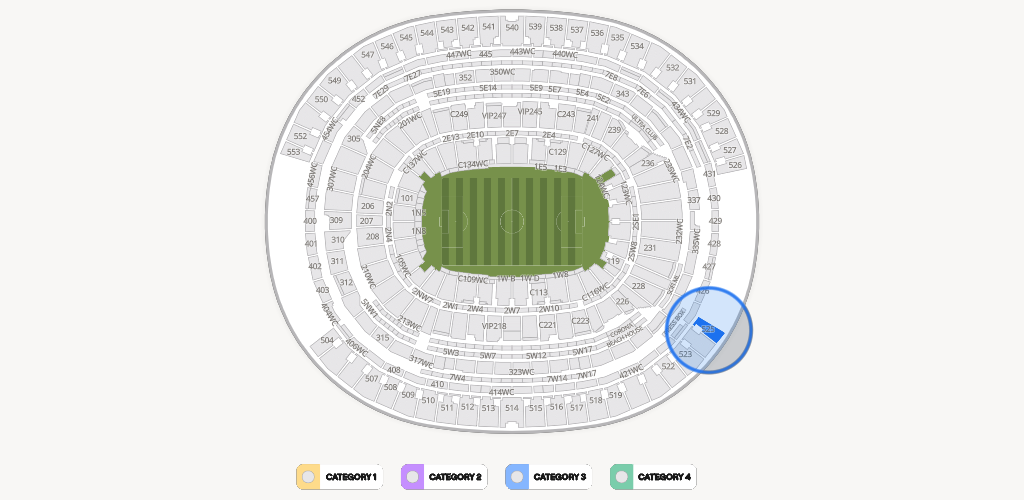 SoFi Stadium Seating Chart