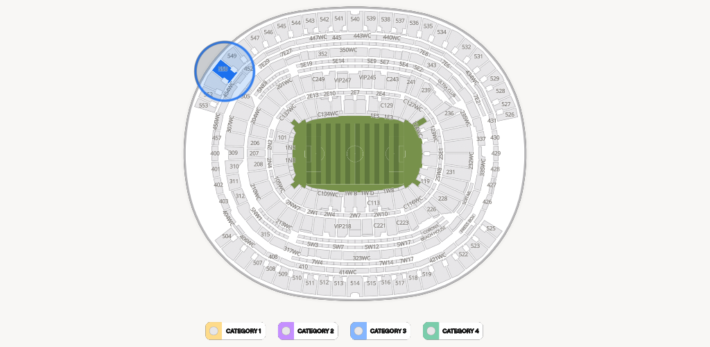 SoFi Stadium Seating Chart