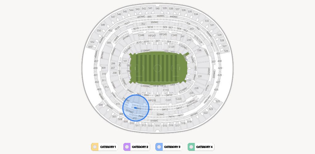 SoFi Stadium Seating Chart