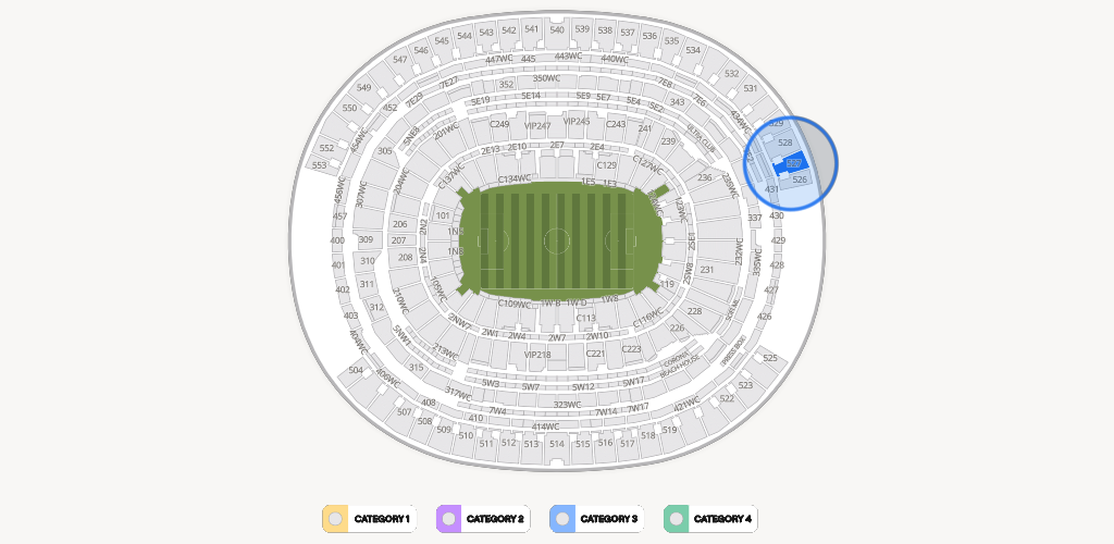 SoFi Stadium Seating Chart