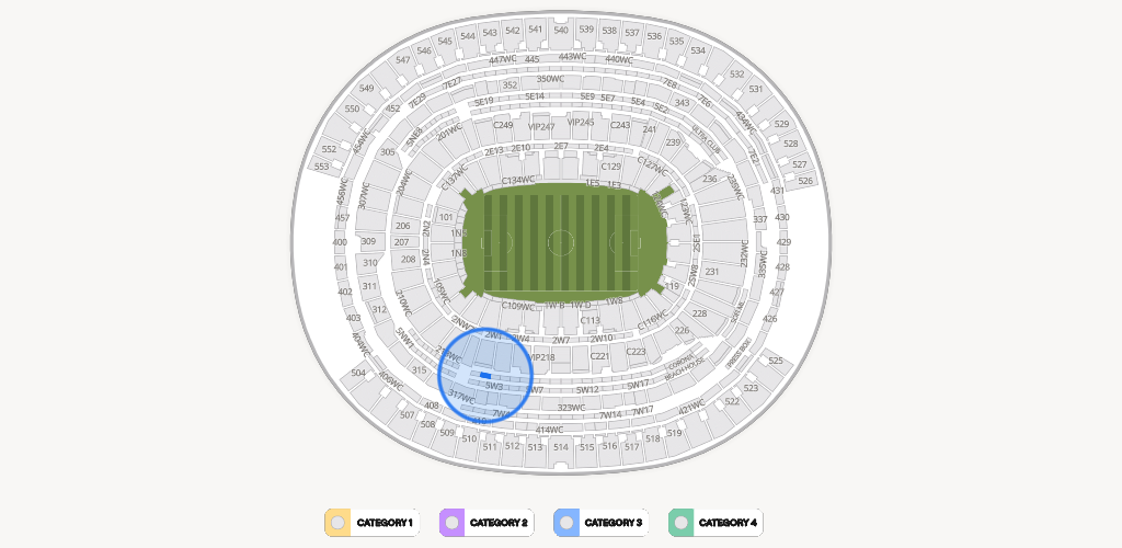 SoFi Stadium Seating Chart