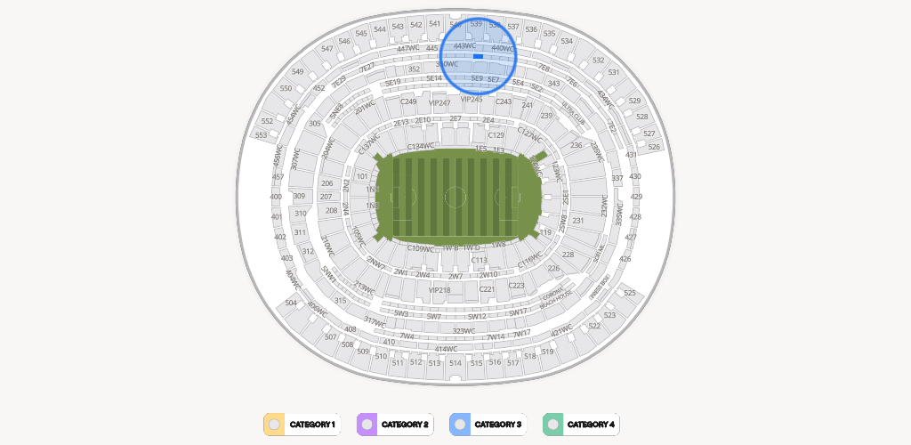 SoFi Stadium Seating Chart
