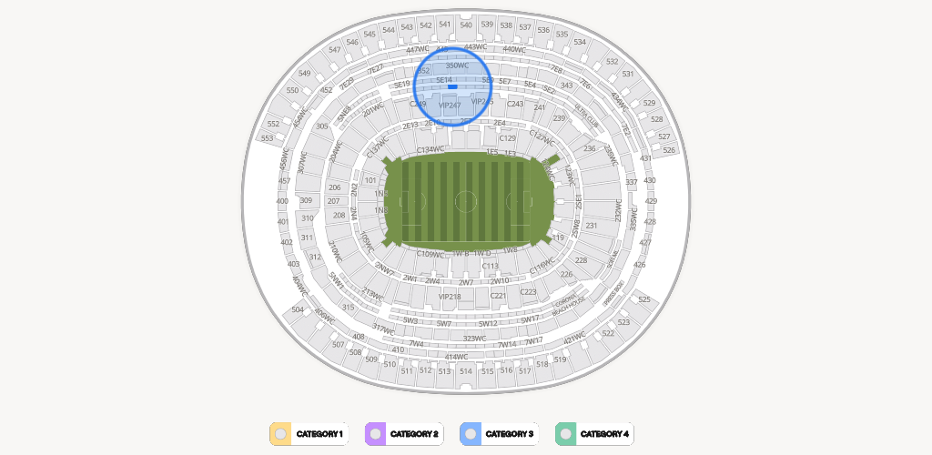 SoFi Stadium Seating Chart