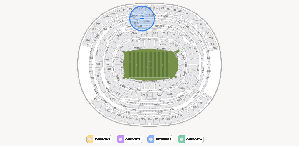 SoFi Stadium Seating Chart