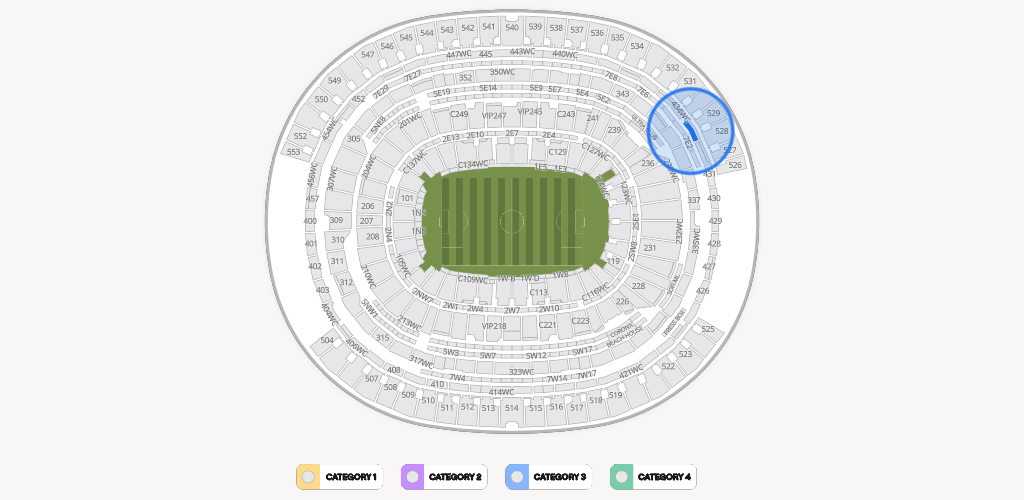 SoFi Stadium Seating Chart