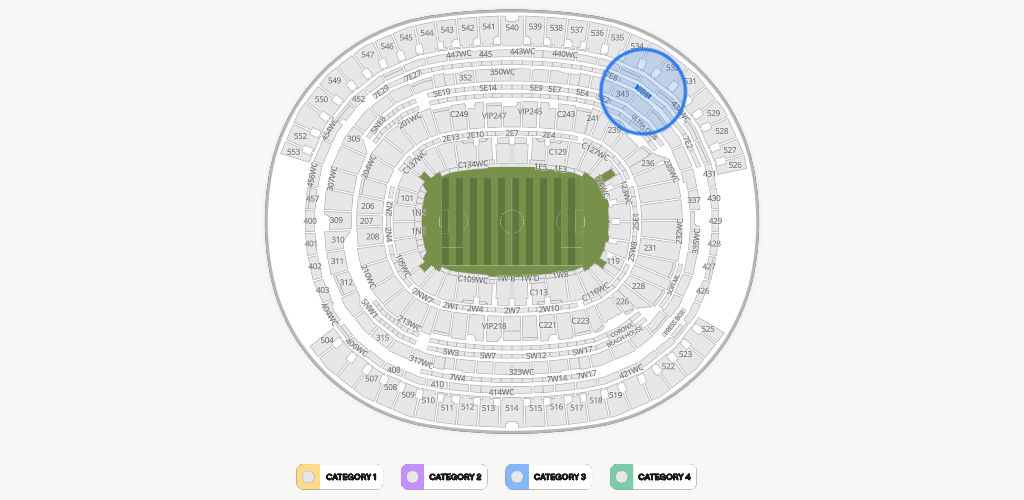 SoFi Stadium Seating Chart