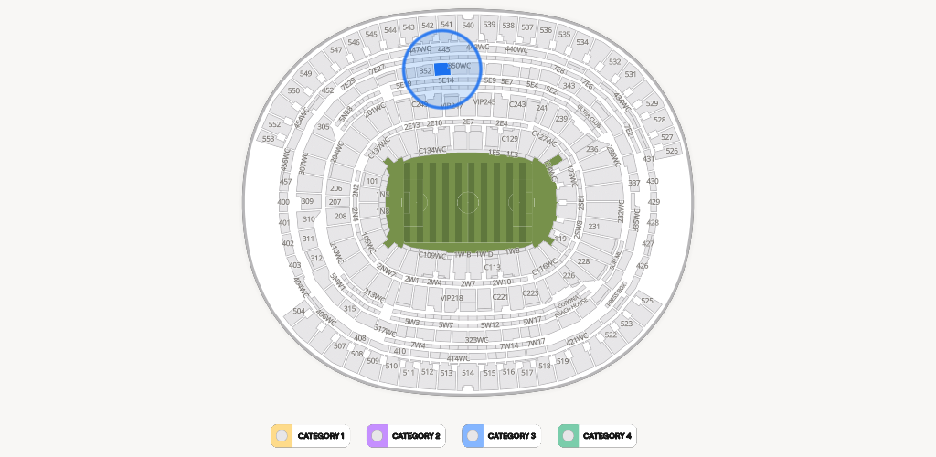 SoFi Stadium Seating Chart