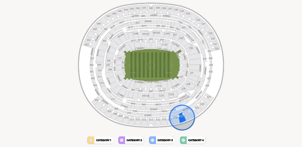 SoFi Stadium Seating Chart