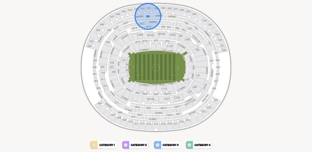 SoFi Stadium Seating Chart
