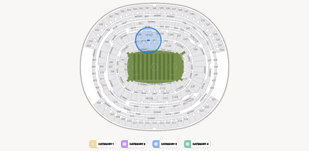 SoFi Stadium Seating Chart