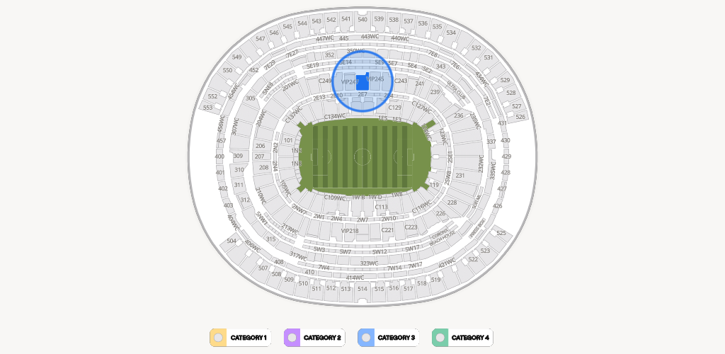 SoFi Stadium Seating Chart