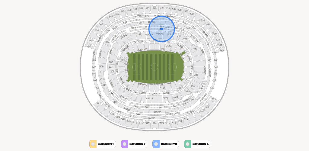 SoFi Stadium Seating Chart