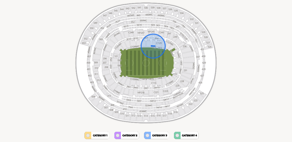 SoFi Stadium Seating Chart