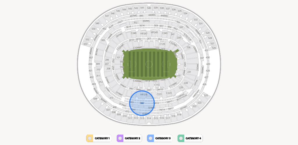 SoFi Stadium Seating Chart