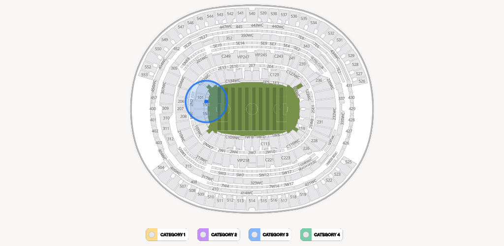 SoFi Stadium Seating Chart