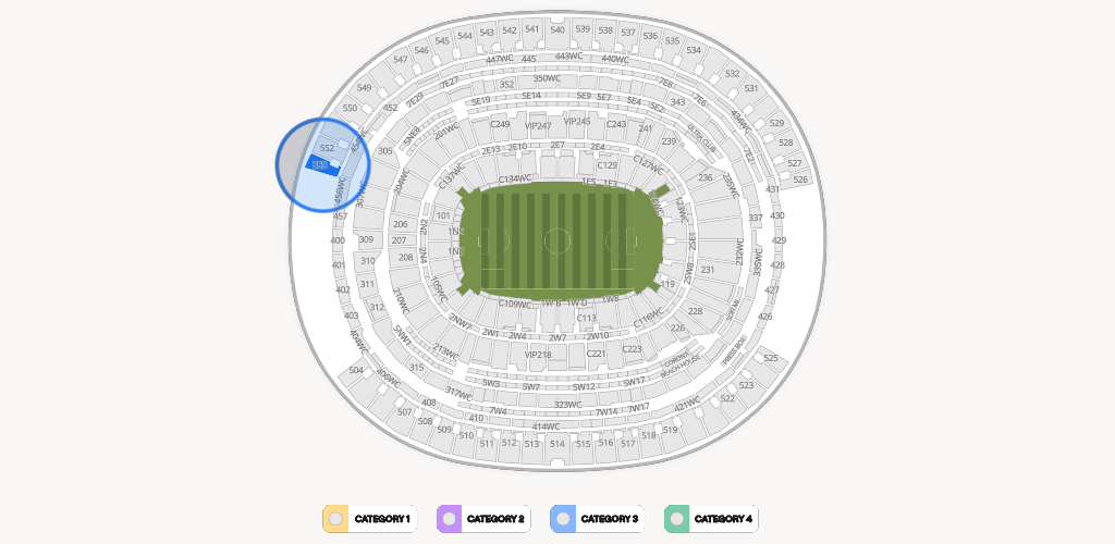 SoFi Stadium Seating Chart