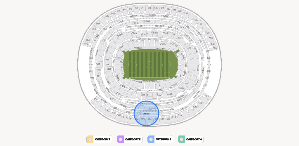 SoFi Stadium Seating Chart
