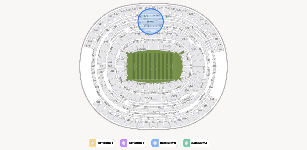 SoFi Stadium Seating Chart