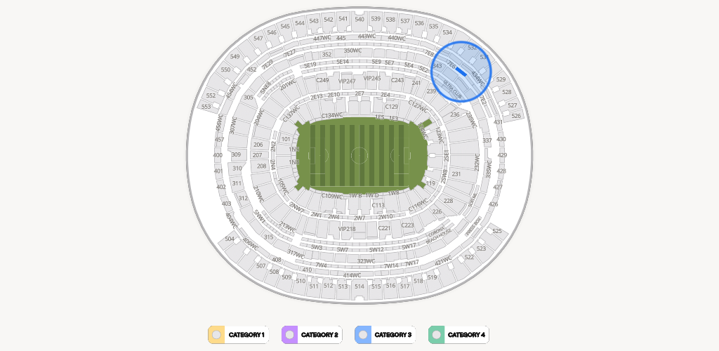 SoFi Stadium Seating Chart