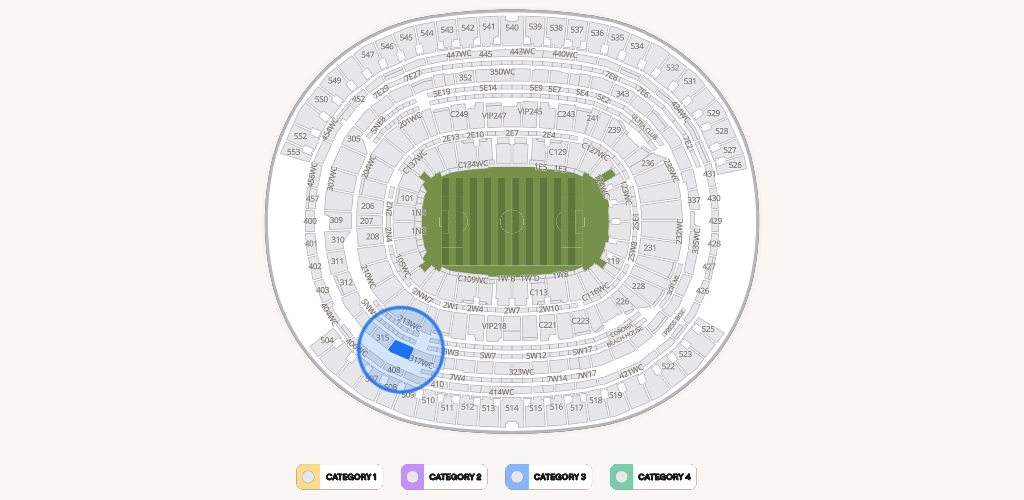 SoFi Stadium Seating Chart