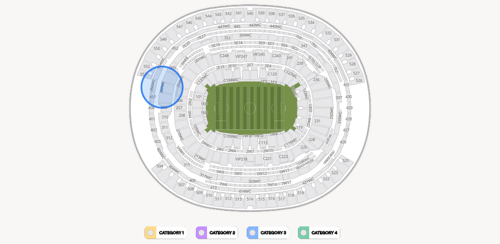 SoFi Stadium Seating Chart