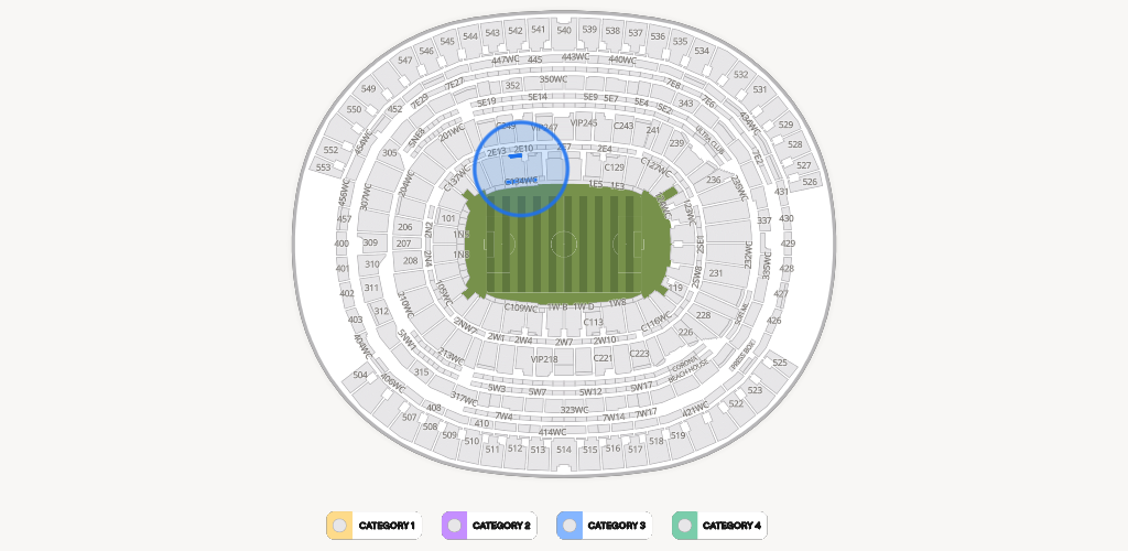 SoFi Stadium Seating Chart
