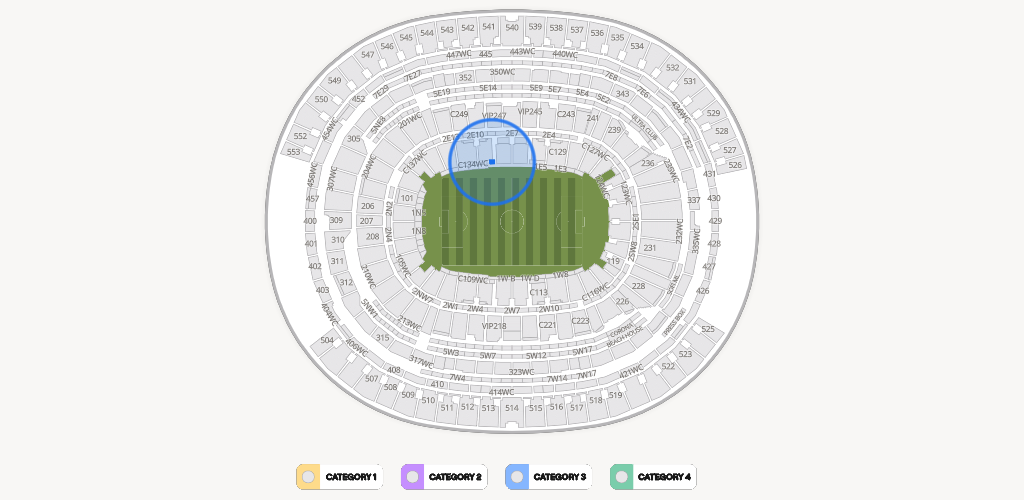 SoFi Stadium Seating Chart