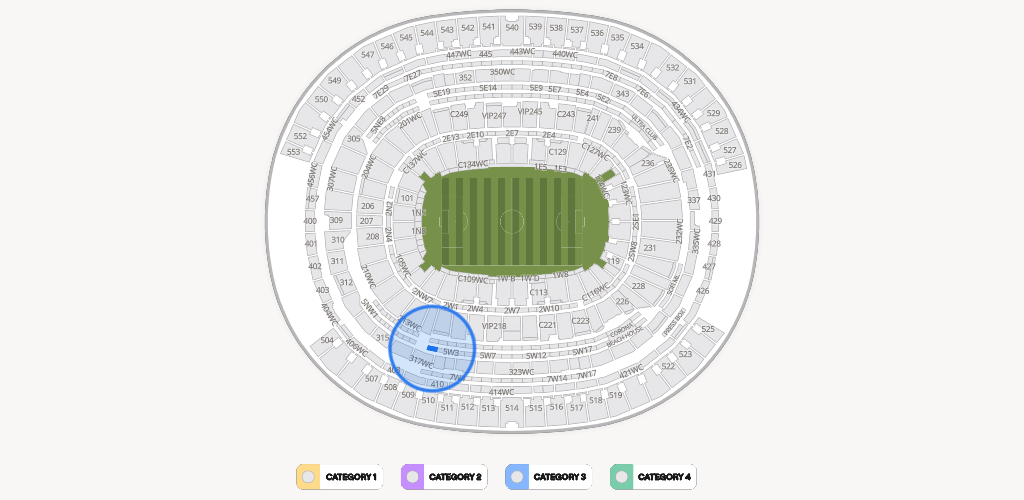 SoFi Stadium Seating Chart