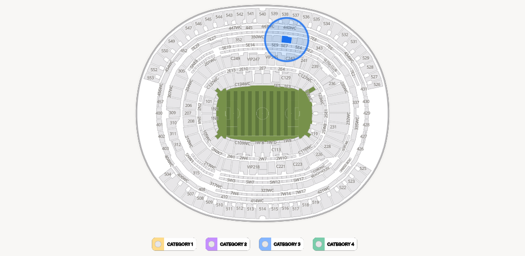 SoFi Stadium Seating Chart