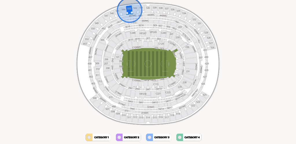 SoFi Stadium Seating Chart