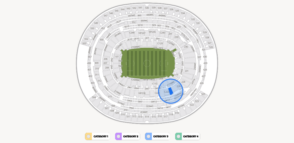 SoFi Stadium Seating Chart